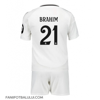 Real Madrid Brahim Diaz #21 Echipament de Fotbal Replică 2024-25 Copii Acasa (+ Șorturi)